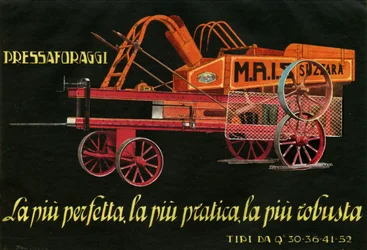 Landbouwmachines. Suzzara, 1925